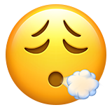 Face Exhaling - Apple