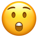 Astonished Face - Apple