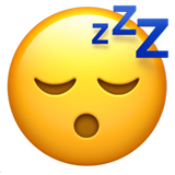 Sleeping Face - Apple