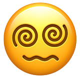 Face with Spiral Eyes - Apple