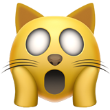 Weary Cat Face - Apple