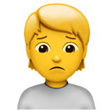 Person Frowning - Apple