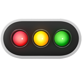 Horizontal Traffic Light - Apple