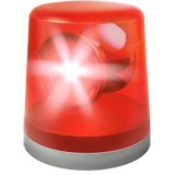 Red Police Light - Apple