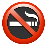 No Smoking Sign - Apple