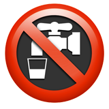 Non-Potable Water Symbol - Apple