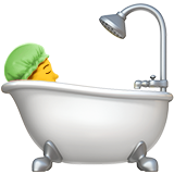 Person Taking Bath - Apple