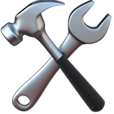 Hammer And Wrench - Apple