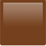 Brown Large Square - Apple