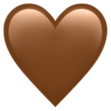 Brown Heart - Apple
