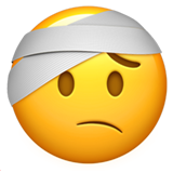 Face with Head-Bandage - Apple