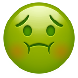 Nauseated Face - Apple