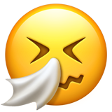 Sneezing Face - Apple