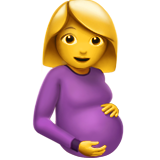 Pregnant Woman - Apple