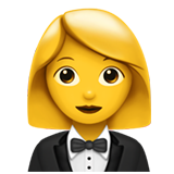 Woman in Tuxedo - Apple