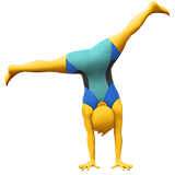 Man Cartwheeling - Apple