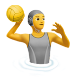 Person Playing Water Polo - Apple