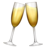 Clinking Glasses - Apple