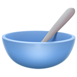 Bowl with Spoon - Apple