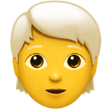 Person: White Hair - Apple