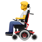Person in Motorized Wheelchair - Apple