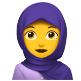 Person with Headscarf - Apple