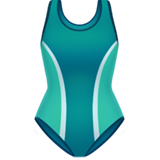 One-Piece Swimsuit - Apple