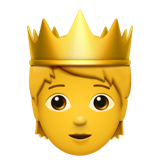 Person with Crown - Apple