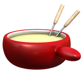 Fondue Pot - Apple