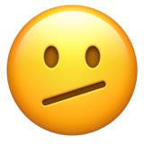 Face with Slanted Mouth - Apple