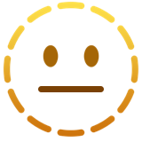 Dotted Line Face - Apple