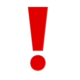 Heavy Exclamation Mark - Apple