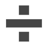Division Sign - Apple