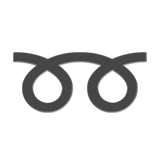 Double Curly Loop - Apple