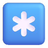 Keycap Asterisk - Fluent (Microsoft)