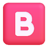 Negative Squared Latin Capital Letter B - Fluent (Microsoft)