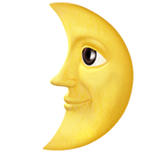 First Quarter Moon Face - Fluent (Microsoft)