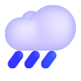 Cloud With Rain - Fluent (Microsoft)