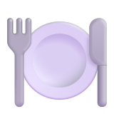 Fork and Knife With Plate - Fluent (Microsoft)