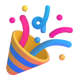 Party Popper - Fluent (Microsoft)