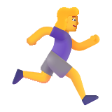 Woman Running Right Arrow - Fluent (Microsoft)