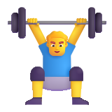 Man Weightlifting - Fluent (Microsoft)