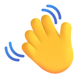 Waving Hand - Fluent (Microsoft)
