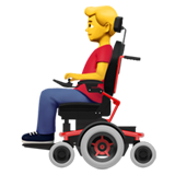 Man in Motorized Wheelchair - Fluent (Microsoft)