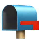 Empty Mailbox with Raised Flag - Fluent (Microsoft)