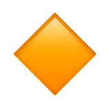 Small Orange Diamond - Fluent (Microsoft)