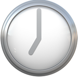 Clock Face Seven O’Clock - Fluent (Microsoft)