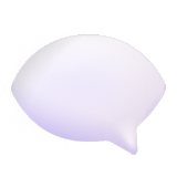 Left Speech Bubble - Fluent (Microsoft)