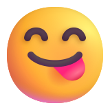 Face Savoring Food (Yummy Face) - Fluent (Microsoft)