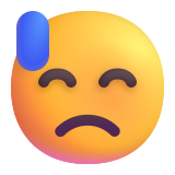 Downcast Face with Sweat - Fluent (Microsoft)